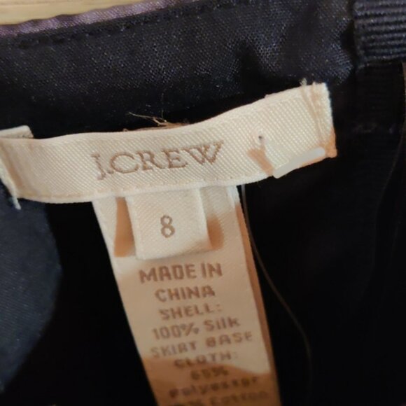 J. CREW Strapless Silk Shell Dress 8 - Picture 6 of 7